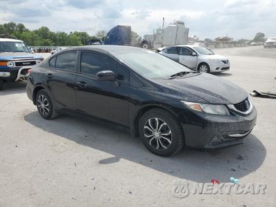 Czwarte zdjęcie samochodu z boku: 2015 HONDA CIVIC LX VIN:2HGFB2F56FH564146 - miniatura