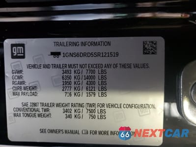 Zdjęcie 14 z 17 samochodu: 2025 CHEVROLET SUBURBAN K1500 Z71 VIN:1GNS6DRD5SR121519 - miniatura