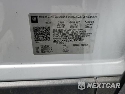 Zdjęcie 13 z 13 samochodu: 2020 CHEVROLET EQUINOX PREMIER VIN:3GNAXNEVXLS555981 - miniatura
