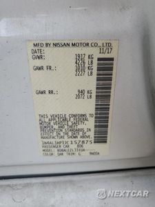 Zdjęcie 12 z 12 samochodu: 2018 NISSAN ALTIMA 2.5 VIN:1N4AL3AP3JC157875 - miniatura