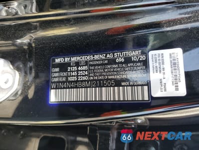 Zdjęcie 14 z 15 samochodu: 2021 MERCEDES-BENZ GLA 250 4MATIC VIN:W1N4N4HB8MJ211505 - miniatura