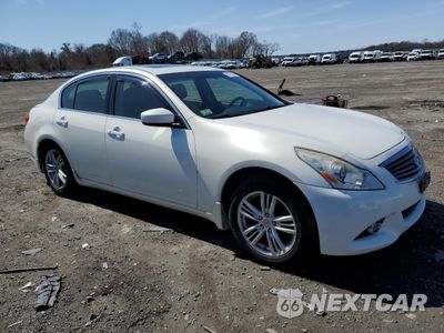 Czwarte zdjęcie samochodu z boku: 2011 INFINITI G25 VIN:JN1DV6AR4BM450414 - miniatura