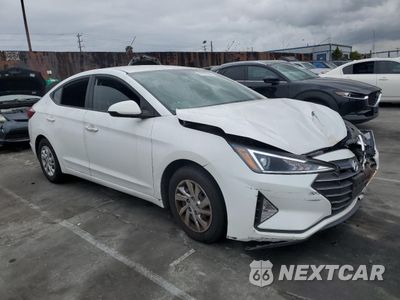 Czwarte zdjęcie samochodu z boku: 2019 HYUNDAI ELANTRA SE VIN:5NPD74LF9KH442219 - miniatura
