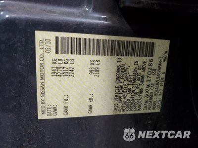 Zdjęcie 12 z 12 samochodu: 2010 NISSAN ALTIMA BASE VIN:1N4AL2AP2AC170286 - miniatura