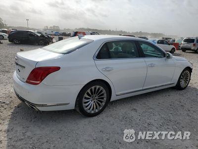 Trzecie zdjęcie samochodu z tyłu: 2019 GENESIS G90 PREMIUM VIN:KMTF34JA6KU061768 - miniatura
