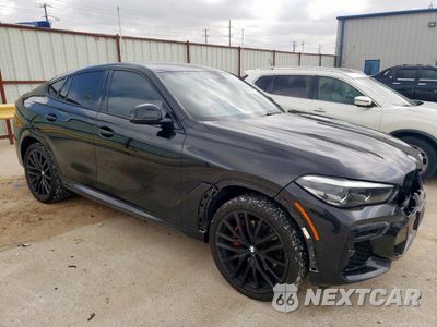 Czwarte zdjęcie samochodu z boku: 2022 BMW X6 XDRIVE40I VIN:5UXCY6C05N9K57192 - miniatura