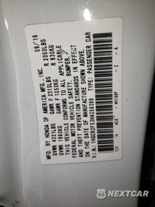 Zdjęcie 12 z 12 samochodu: 2017 HONDA ACCORD SPORT VIN:1HGCR2F53HA058399 - miniatura