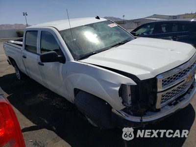 Czwarte zdjęcie samochodu z boku: 2014 CHEVROLET SILVERADO C1500 LT VIN:3GCPCREC9EG297947 - miniatura