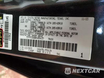 Zdjęcie 12 z 12 samochodu: 2024 TOYOTA TUNDRA TRD PRO HV VIN:5TFPC5DB0RX054157 - miniatura