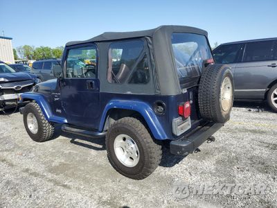 Drugie zdjęcie samochodu z przodu: 2000 JEEP WRANGLER / TJ SPORT VIN:1J4FA49S7YP762323 - miniatura