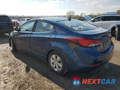 Drugie zdjęcie samochodu z przodu: 2016 HYUNDAI ELANTRA SE VIN:KMHDH4AE9GU514620 - miniatura