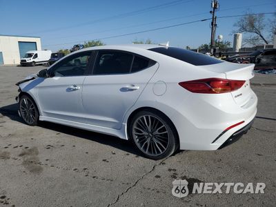 Drugie zdjęcie samochodu z przodu: 2018 HYUNDAI ELANTRA SPORT VIN:KMHD04LBXJU510996 - miniatura