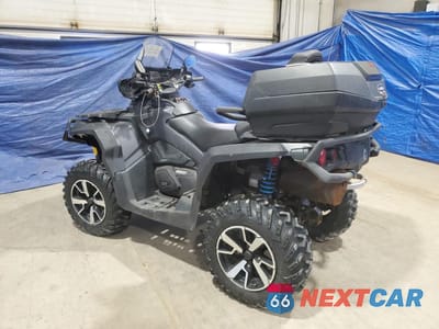 Trzecie zdjęcie samochodu z tyłu: 2021 CAN-AM OUTLANDER MAX XT 850 VIN:3JBLPAU43MJ003252 - miniatura