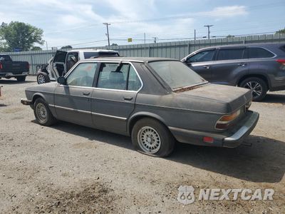 Drugie zdjęcie samochodu z przodu: 1986 BMW 535 I AUTOMATIC VIN:WBADC8402G1720869 - miniatura