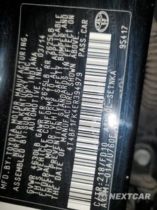 Zdjęcie 12 z 12 samochodu: 2014 TOYOTA CAMRY L VIN:4T4BF1FK4ER394979 - miniatura