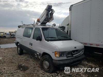 Czwarte zdjęcie samochodu z boku: 2001 FORD ECONOLINE E350 SUPER DUTY VAN VIN:1FTSE34L91HA90400 - miniatura