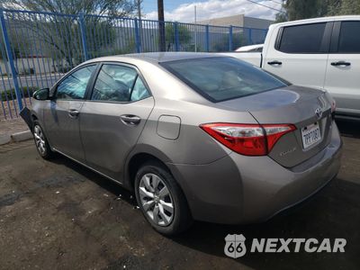 Drugie zdjęcie samochodu z przodu: 2016 TOYOTA COROLLA L VIN:5YFBURHE1GP391449 - miniatura