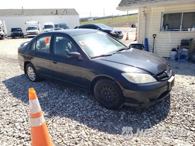 Czwarte zdjęcie samochodu z boku: 2005 HONDA CIVIC LX VIN:2HGES16525H527017 - miniatura