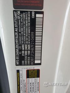 Zdjęcie 12 z 12 samochodu: 2007 MERCEDES-BENZ CLK 550 VIN:WDBTJ72H87F210499 - miniatura