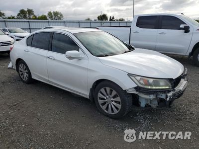 Czwarte zdjęcie samochodu z boku: 2013 HONDA ACCORD EXL VIN:1HGCR3F82DA016641 - miniatura
