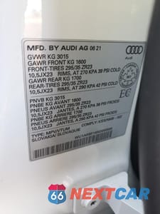 Zdjęcie 14 z 14 samochodu: 2022 AUDI RS Q8 VIN:WU1ARBF16ND000559 - miniatura