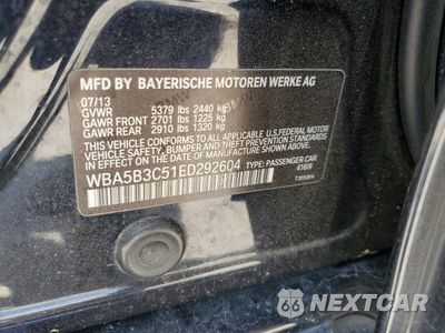 Zdjęcie 12 z 14 samochodu: 2014 BMW 535 XI VIN:WBA5B3C51ED292604 - miniatura