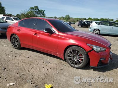 Czwarte zdjęcie samochodu z boku: 2022 INFINITI Q50 RED SPORT 400 VIN:JN1FV7DR9NM390032 - miniatura