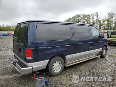 Trzecie zdjęcie samochodu z tyłu: 2001 FORD ECONOLINE E150 WAGON VIN:1FMRE11LX1HA08435 - miniatura