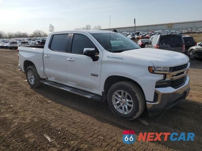 Czwarte zdjęcie samochodu z boku: 2021 CHEVROLET SILVERADO C1500 LT VIN:3GCPWCED8MG242238 - miniatura