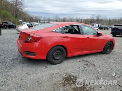 Trzecie zdjęcie samochodu z tyłu: 2016 HONDA CIVIC LX VIN:2HGFC2F55GH526700 - miniatura