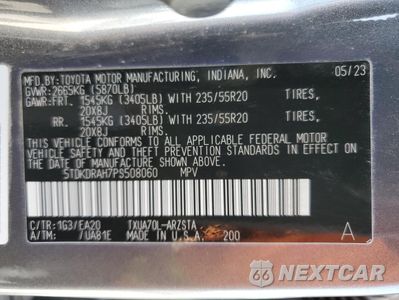 Zdjęcie 13 z 14 samochodu: 2023 TOYOTA HIGHLANDER L VIN:5TDKDRAH7PS508060 - miniatura