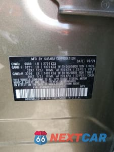 Zdjęcie 13 z 13 samochodu: 2024 SUBARU ASCENT ONYX EDITION VIN:4S4WMAHD4R3459275 - miniatura