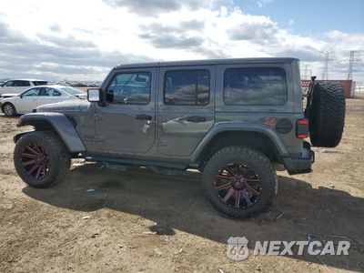 Drugie zdjęcie samochodu z przodu: 2021 JEEP WRANGLER UNLIMITED RUBICON VIN:1C4HJXFG4MW531718 - miniatura