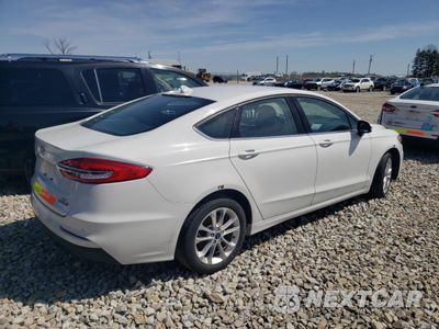 Trzecie zdjęcie samochodu z tyłu: 2019 FORD FUSION SE VIN:3FA6P0LU9KR285116 - miniatura
