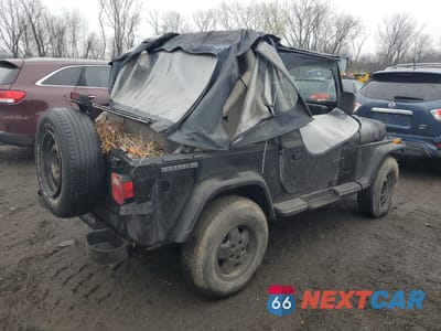 Trzecie zdjęcie samochodu z tyłu: 1989 JEEP WRANGLER VIN:1J4FY29T8KJ149494 - miniatura