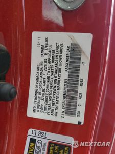 Zdjęcie 14 z 14 samochodu: 2012 HONDA CIVIC EX VIN:2HGFG3B88CH521351 - miniatura