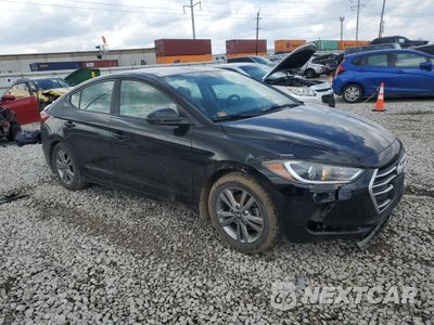 Czwarte zdjęcie samochodu z boku: 2018 HYUNDAI ELANTRA SEL VIN:KMHD84LFXJU512176 - miniatura