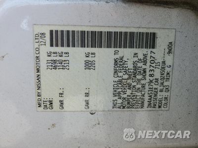 Zdjęcie 12 z 12 samochodu: 2009 NISSAN MAXIMA S VIN:1N4AA51E79C837077 - miniatura