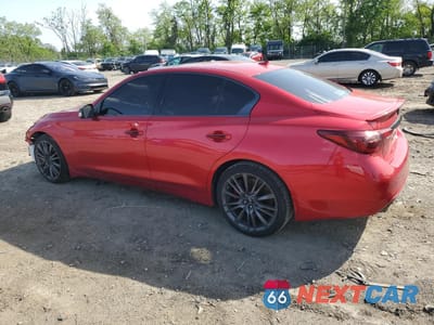 Drugie zdjęcie samochodu z przodu: 2022 INFINITI Q50 RED SPORT 400 VIN:JN1FV7DR9NM390032 - miniatura