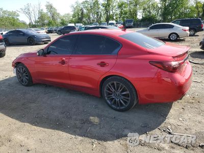Drugie zdjęcie samochodu z przodu: 2022 INFINITI Q50 RED SPORT 400 VIN:JN1FV7DR9NM390032 - miniatura