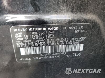 Zdjęcie 12 z 15 samochodu: 2020 MITSUBISHI MIRAGE G4 VIN:ML32F3FJ4LHF00893 - miniatura