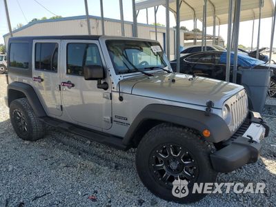 Czwarte zdjęcie samochodu z boku: 2016 JEEP WRANGLER UNLIMITED SPORT VIN:1C4HJWDGXGL219048 - miniatura