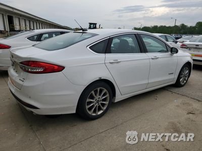 Trzecie zdjęcie samochodu z tyłu: 2017 FORD FUSION SE HYBRID VIN:3FA6P0LUXHR359636 - miniatura