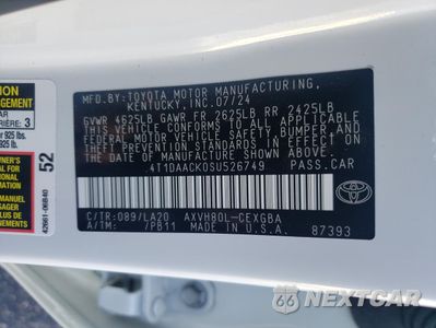 Zdjęcie 14 z 15 samochodu: 2025 TOYOTA CAMRY XSE VIN:4T1DAACK0SU526749 - miniatura