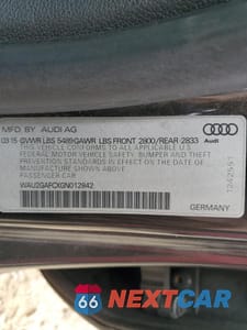 Zdjęcie 12 z 12 samochodu: 2016 AUDI A7 PRESTIGE VIN:WAU2GAFCXGN012842 - miniatura