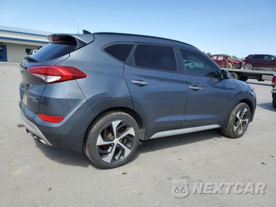 Trzecie zdjęcie samochodu z tyłu: 2018 HYUNDAI TUCSON VALUE VIN:KM8J3CA23JU749765 - miniatura