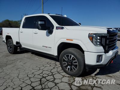 Czwarte zdjęcie samochodu z boku: 2023 GMC SIERRA K2500 AT4 VIN:1GT49PEYXPF140451 - miniatura