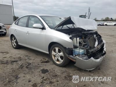 Czwarte zdjęcie samochodu z boku: 2010 HYUNDAI ELANTRA BLUE VIN:KMHDU4AD5AU205835 - miniatura