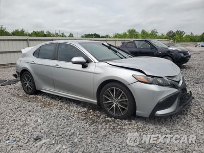 Czwarte zdjęcie samochodu z boku: 2021 TOYOTA CAMRY SE VIN:4T1G11AK7MU539565 - miniatura