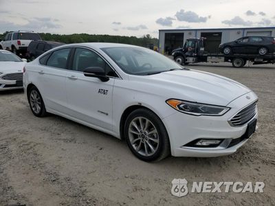 Czwarte zdjęcie samochodu z boku: 2017 FORD FUSION SE HYBRID VIN:3FA6P0LU6HR409125 - miniatura